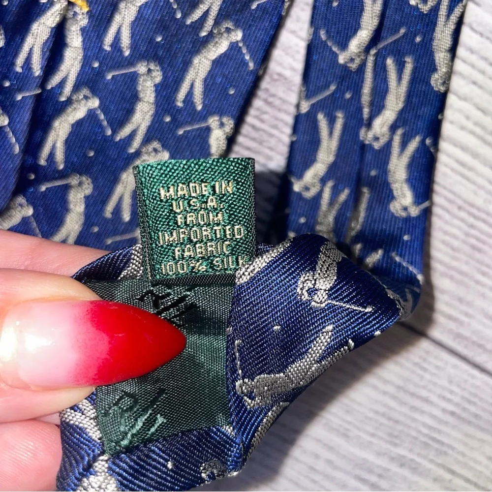 Lauren Ralph Lauren Blue Golf Tie